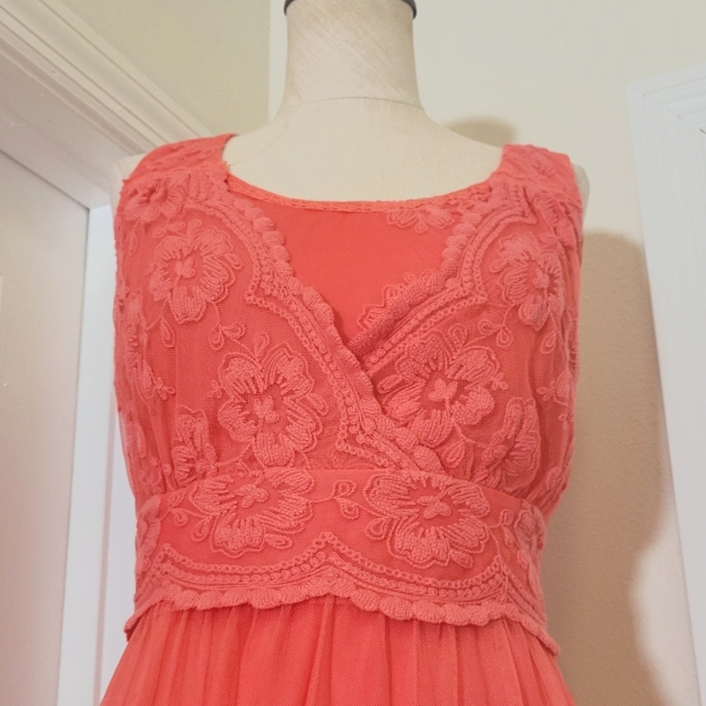 Rabbit Rabbit Rabbit Designs Pink midi dress size 12 - Picture 3 of 7